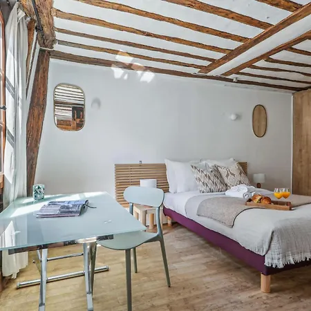 Appartamento Serenty - Chic 1br Steps From The Louvre&palais Royal&opéra