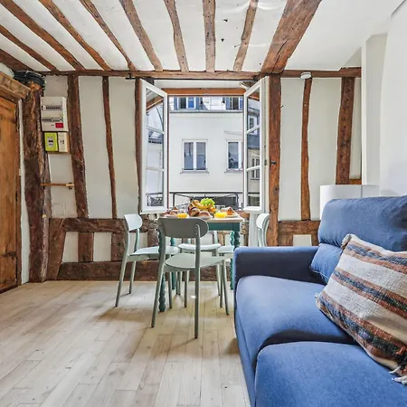 Serenty - Chic 1br Steps From The Louvre & Palais Royal & Opera * Parijs